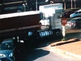 Biker Nudged Under The Wheels Of A Truck