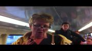 Old white Austrailian bitch goes on racist rant on a train.