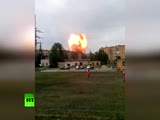 ammodump explodes in russia