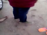 Girl gets ass beat and dragged threw the mud