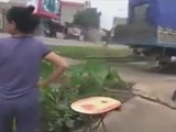 Insane Speeding Car Mows Down Everyone In Its Path