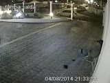 sleeping guard robbed off his gun