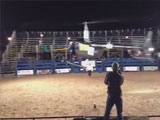 Insane Helicopter Stunt At A Rodeo - Blades Within Feet Of The Crowd