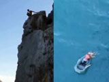 Man Jumps From A Cliff And Seriously Injures Himself