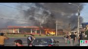 Better video of gas station explosion from Russia