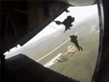 Mexican Paratrooper Becomes A Kite