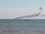 Ukrainian Coast Guard Struck By Russian Missile