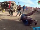 Raging Bull Snaps Guys Leg In Half