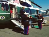 Military greeting from President Barack Obama with a glass in hand