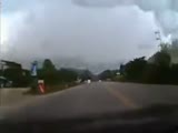 Fatal Collision Dashcam Thailand Including Images Of Aftermath