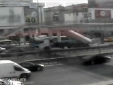 Man Is Crushed To Death As A Truck With Raised Bed Destroys An Overpass