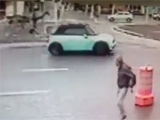 Car Thieves Run Cop Down But His Quick Jumping Action Probably Saved His Life