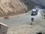 Trucks Brakes Fail Barreling Towards A Cliff