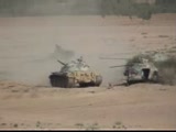 Yemen rebel blows up tank by running up and putting explosives on it