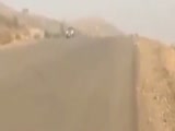 Another idiot attempting drift, falls off a mountain