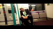 Drunk fuck on the train