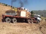 Funny moving huge stones in iran
