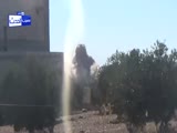 Bashar helicopters drops barrel bombs on the city of Daraa