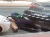 Banging' between cars