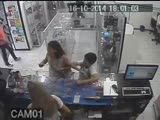 Robbery in calm way