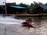 Home Made Speed Boat Race In Thailand Goes Wrong