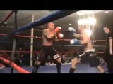 Kickboxer knocks himself out