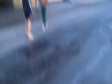 drunk street fight in Russia (of course)