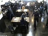 Armed Men Storm A Russian Club And Attack But One Guy Plays It Ice Cool
