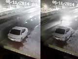 Man Standing In The Road Is Blasted By A Car