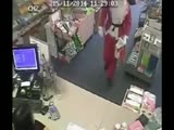 Santa robs the post office