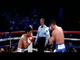 Manny Pacquiao knocks down Chris Algieri with hilarious timing