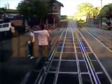 Man Casually Standing On The Train Tracks Hit And Killed