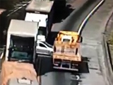 Car Absolutely Demolished By A Speeding Truck