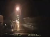 Drunk female Driver Crash Police Car and Try To Escape