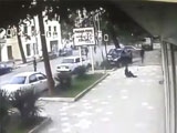 Out Of Control Car Runs Down Three People