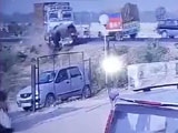 Tuk Tuk Crashes Head On With A Truck