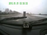 Two Trucks Collide In Fiery Motorway Crash