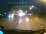 Minibus Careers Head on Into Surprised Couple In Car