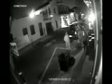 Armed robbery caught on camera