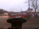 Hard Impact Ejects Occupant Through The Trunk Onto The Icy Road