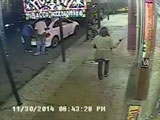 Woman Walks Down The Street Stabbing People