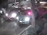 Drunk Biker Rides Headon Into An Oncoming Taxi