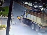Two Motorbikers Violently Hit By A Truck End Up Lifeless On The Curb