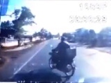 Oblivious Biker Pays The Price For Being Oblivious