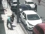 CCTV Captures The Moment An Armed Man Approaches A Car And Shoots His Occupants