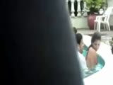 [NSFW] Couple starts f*cking in a public pool that still has several people in it