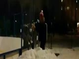 Couple assholes pick a fight with a man in a Ice Rink, quickly learn it was a mistake