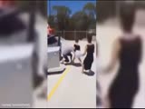 Aussie Chicks brawl in the skate park