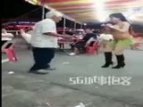 Asian Dude Does A Chubby Checker With Hot Asian Woman!