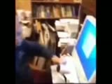 The Hilarious Moment Confused Grandfather Tries Warming up his Computer with a Hairdryer after it froze